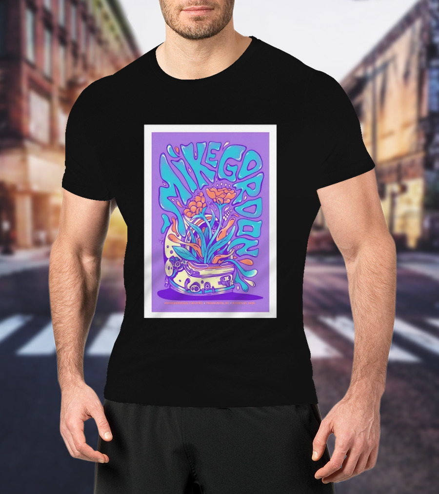 Mike Gordon Neighborhood Theatre Charlotte NC March 19 2026 Psychedelic T-Shirt