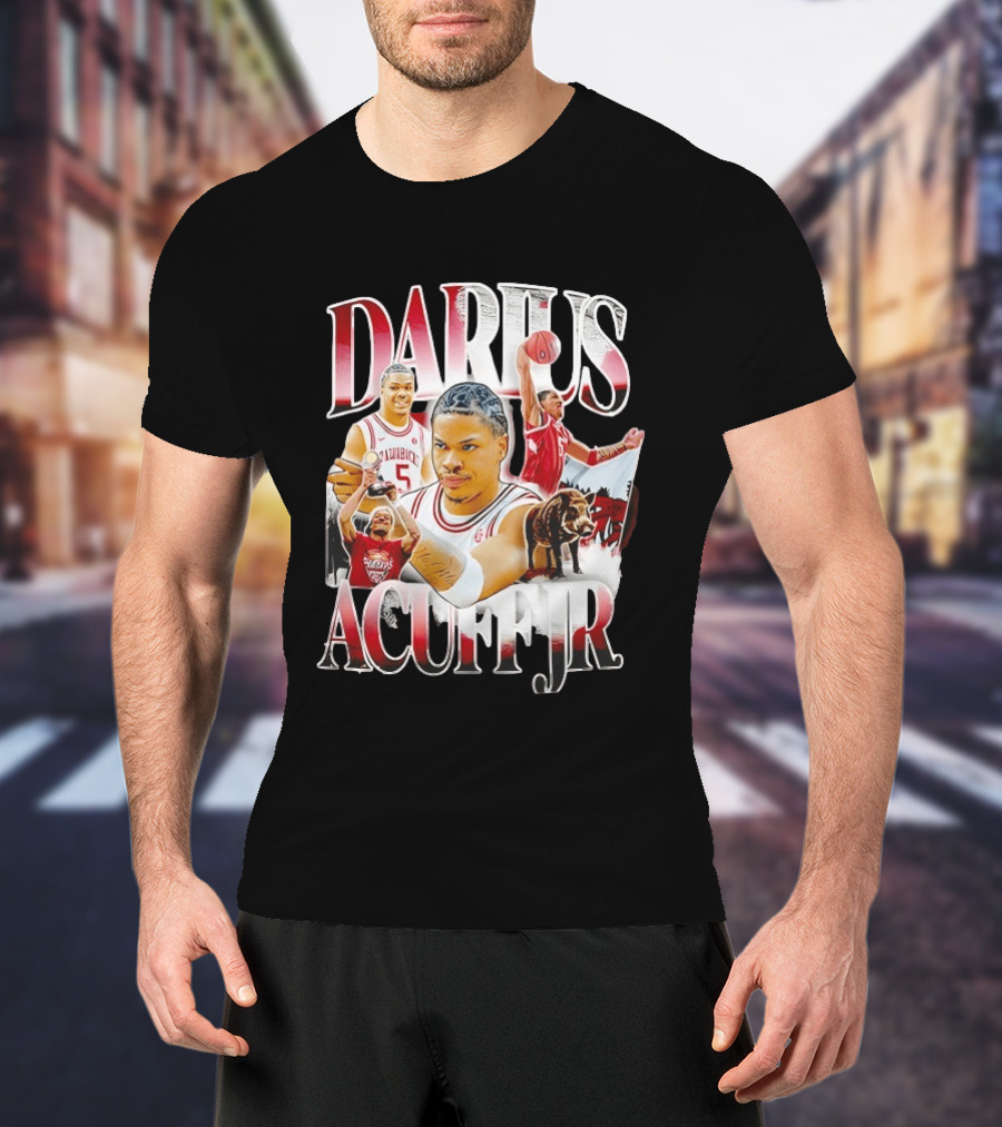 Darius Acuff Jr Arkansas Basketball Razorbacks T-Shirt