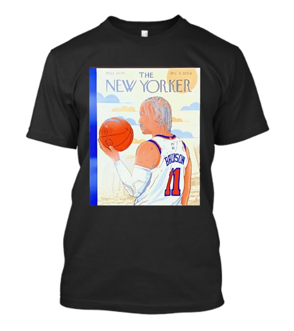 The New Yorker Jalen Brunson 11 New York Knicks Madison Square Garden December 8 2023 T-Shirt