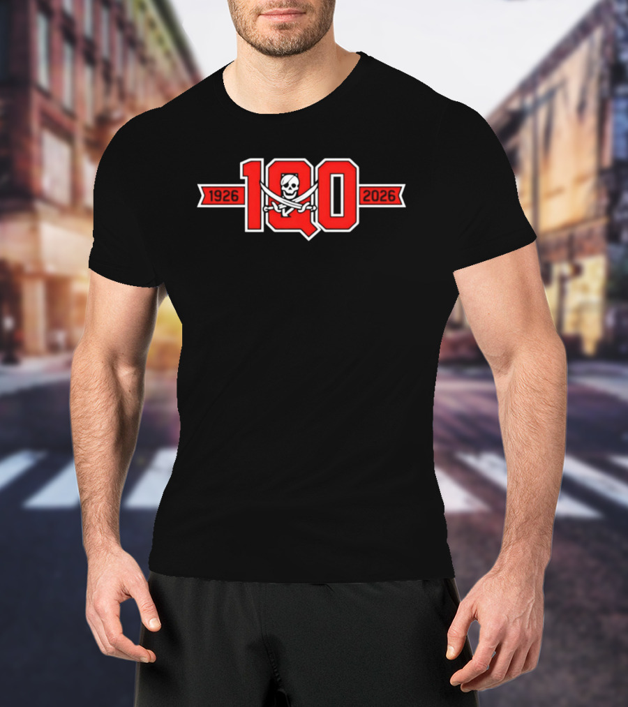 Piratas De Quebradillas BSN 100 Years 1926 2026 Celebration T-Shirt