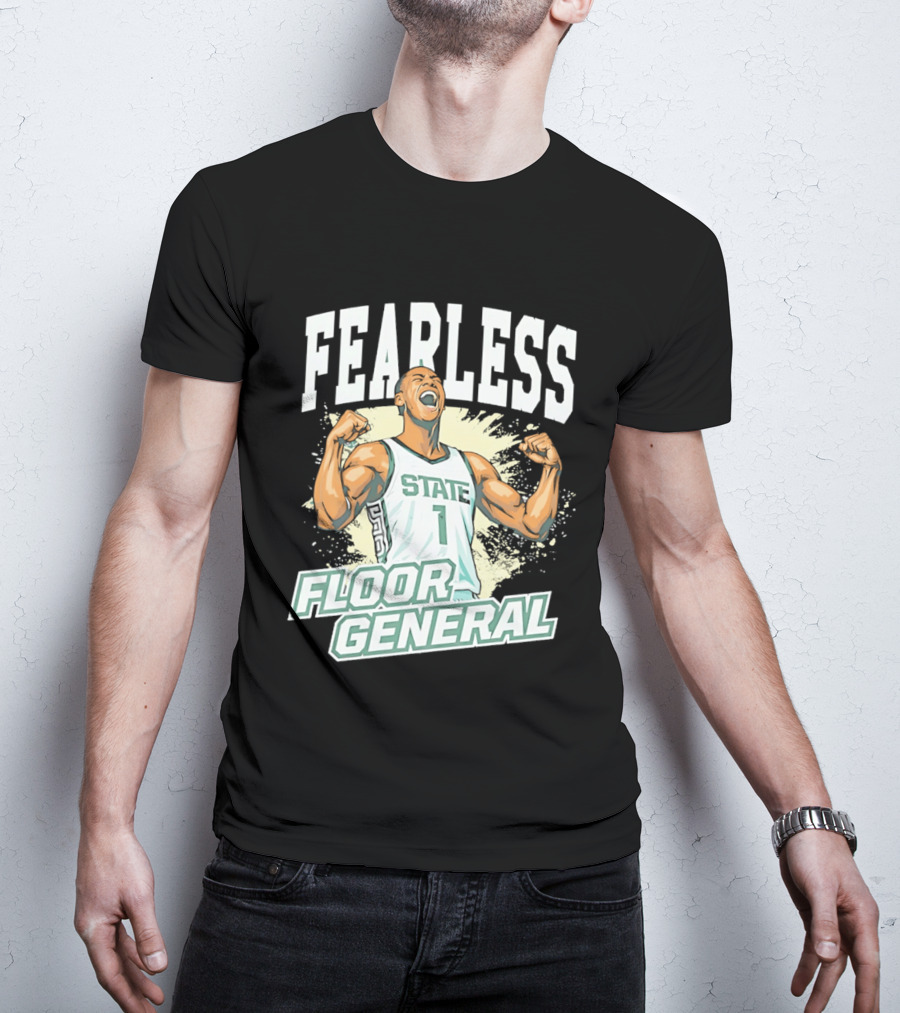 Fearless State 1 Floor General MM26 Michigan State Spartans T-Shirt