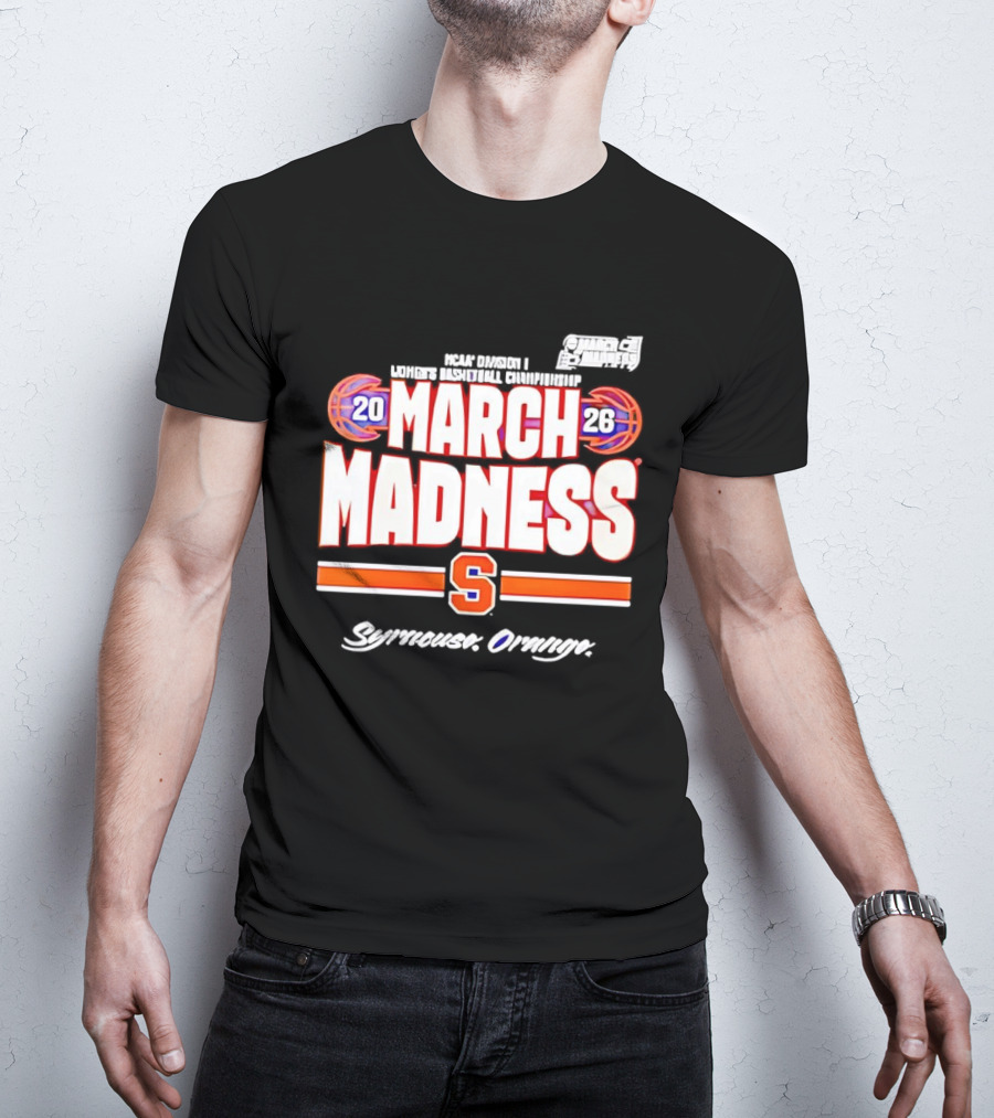 Syracuse Orange 2026 March Madness Basketball T-Shirt