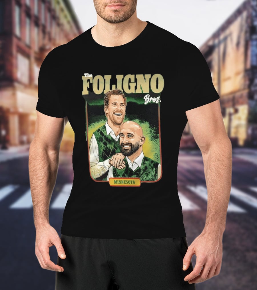 The Foligno Bros Nick Foligno Marcus Foligno Minnesota T-Shirt