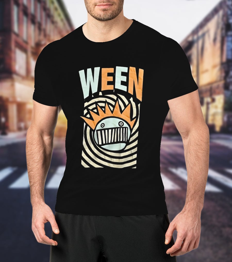 Ween 2017 Tour Boognish Icon Spiral T-Shirt