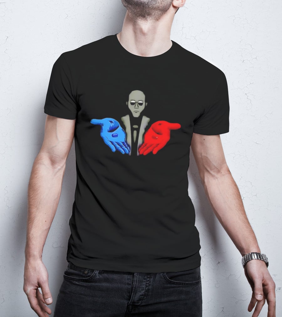 Morpheus Neo Red Pill Blue Pill 1999 Matrix T-Shirt