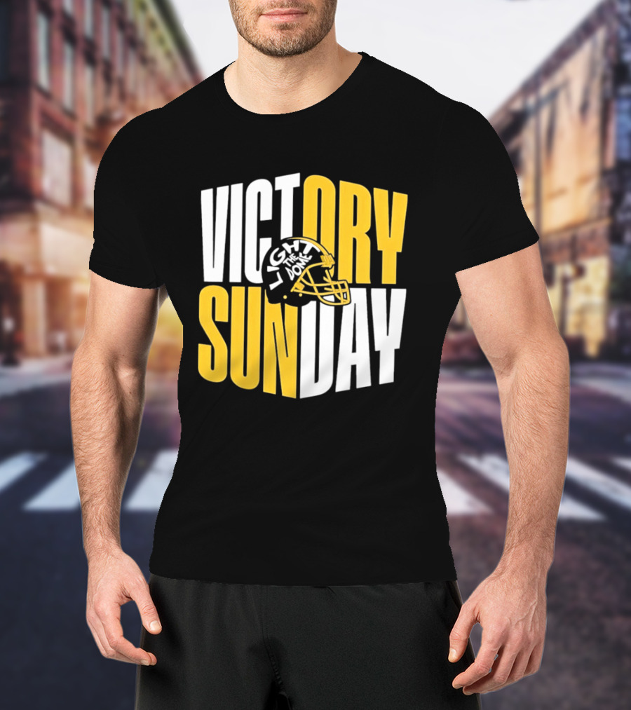 Victory Sunday Light The Dome Helmet T-Shirt