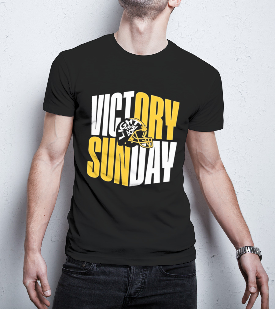 Victory Sunday Light The Dome Helmet T-Shirt