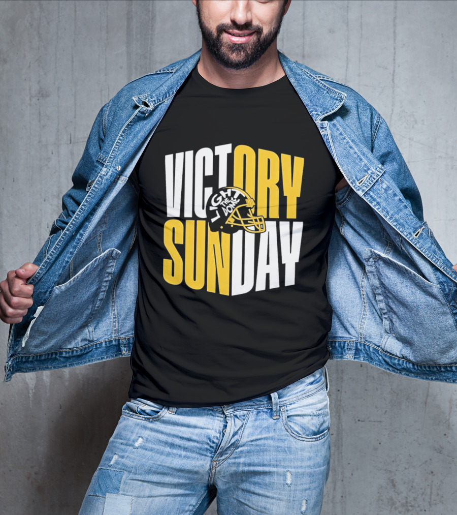 Victory Sunday Light The Dome Helmet T-Shirt