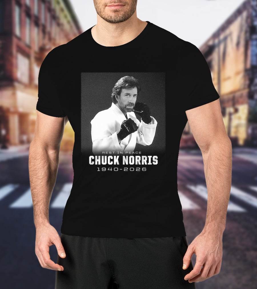 Rest In Peace Chuck Norris 1940 2026 Legend T-Shirt