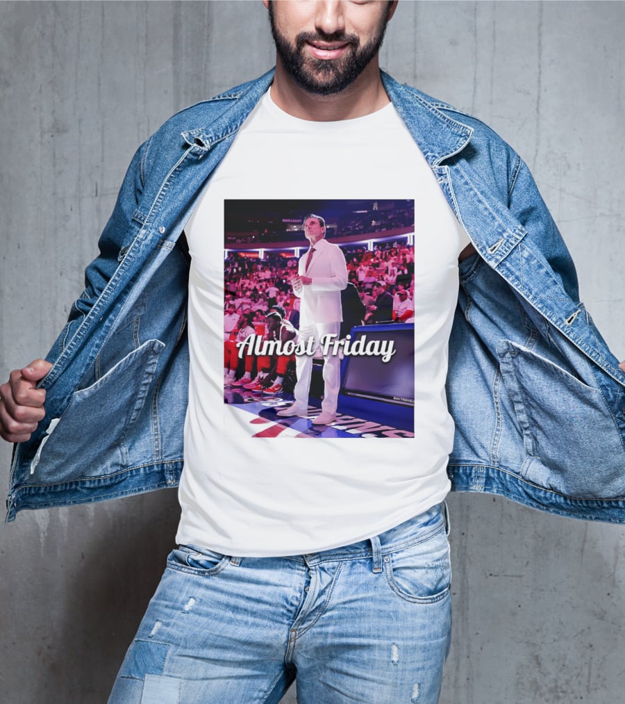 Almost Friday Rick Pitino Basketball Game Coach Suit T-Shirt