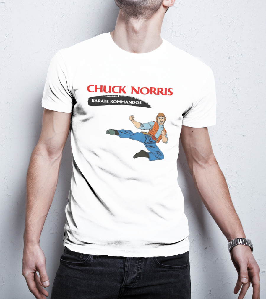 Chuck Norris Karate Kommandos 80s Cartoon Martial Arts Adventure T-Shirt