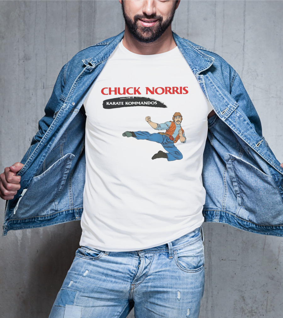 Chuck Norris Karate Kommandos 80s Cartoon Martial Arts Adventure T-Shirt