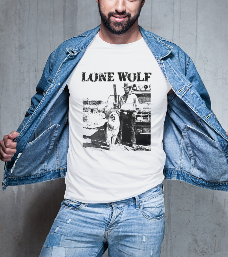 Chuck Norris Lone Wolf McQuade Vintage Action Scene T-Shirt