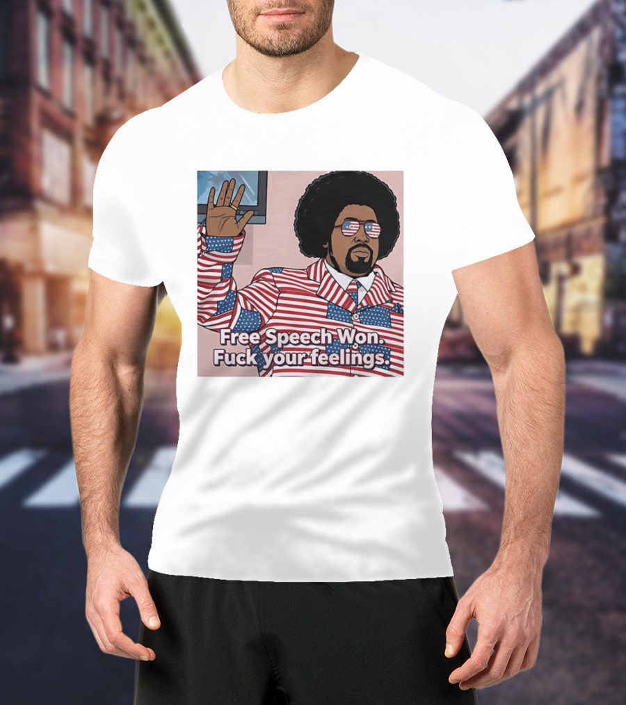 USA Flag Free Speech Won Fck Your Feelings Patriotic T-Shirt