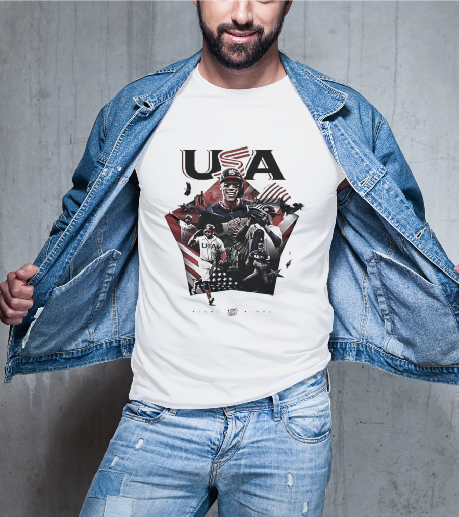 USA Baseball Team Final Third Straight Time Champion T-Shirt