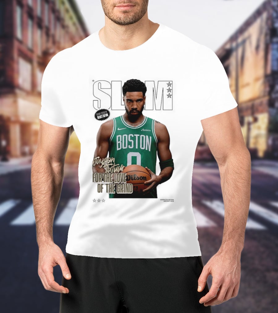 SLAM 261 Jayson Tatum Boston Celtics For The Love Of The Grind T-Shirt