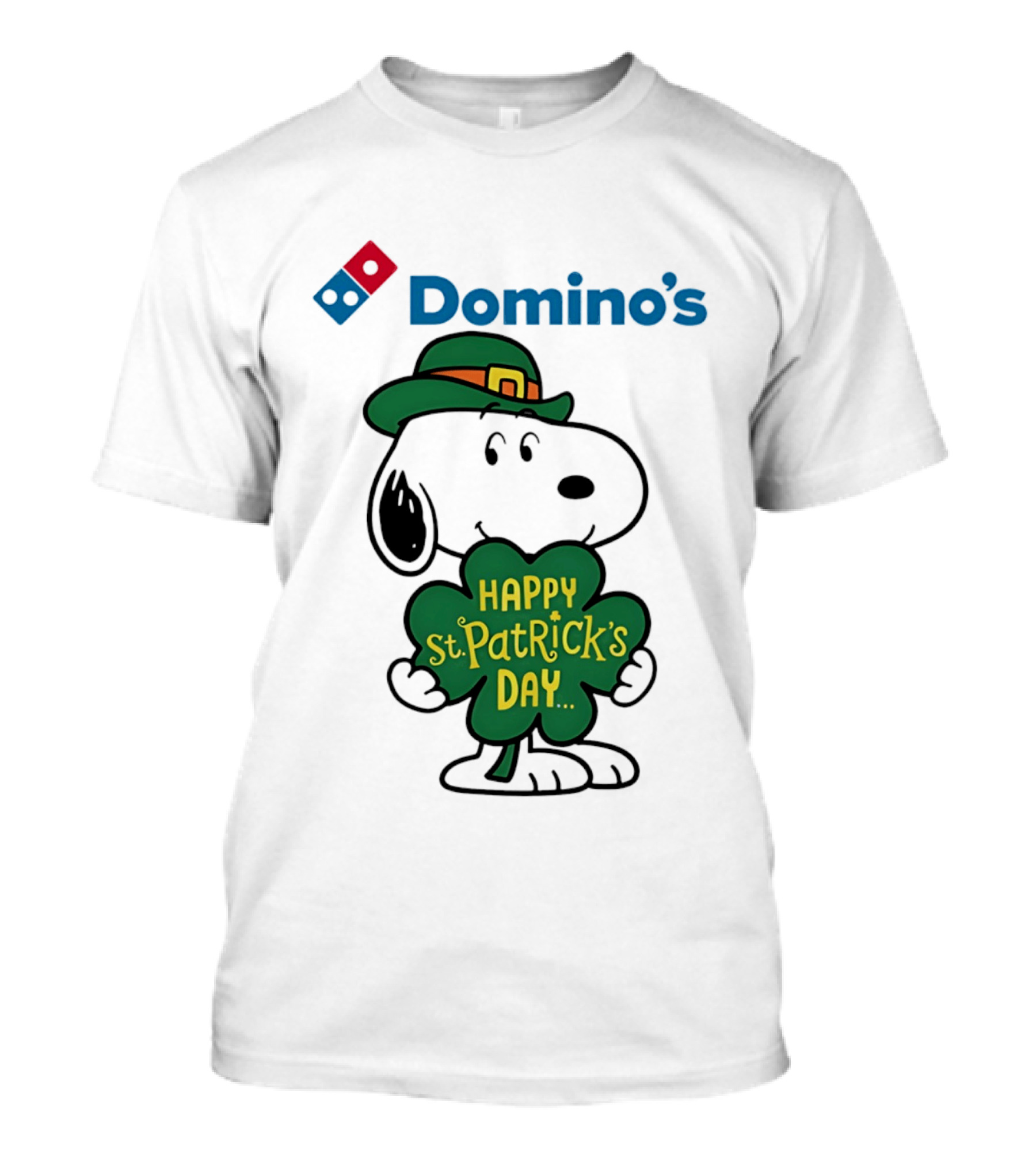 Domino's Snoopy Happy St. Patrick's Day 2026 Collaboration T-Shirt