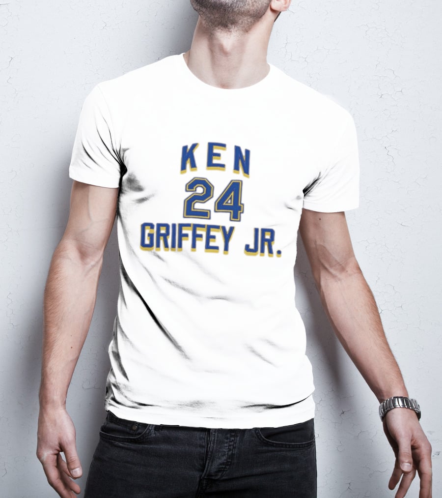 Ken Griffey Jr 24 Seattle Mariners Classic Baseball T-Shirt