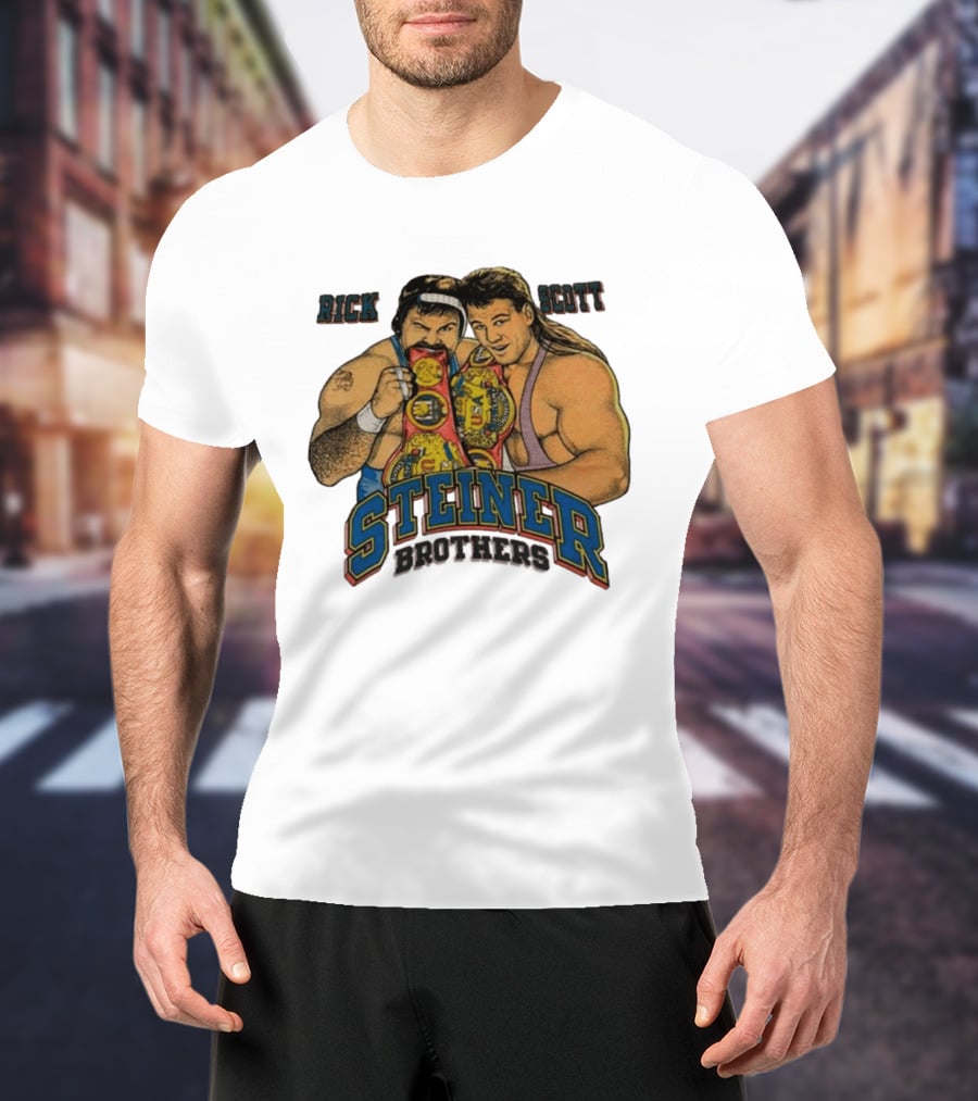 Rick Scott Steiner Brothers Wrestling Champions T-Shirt