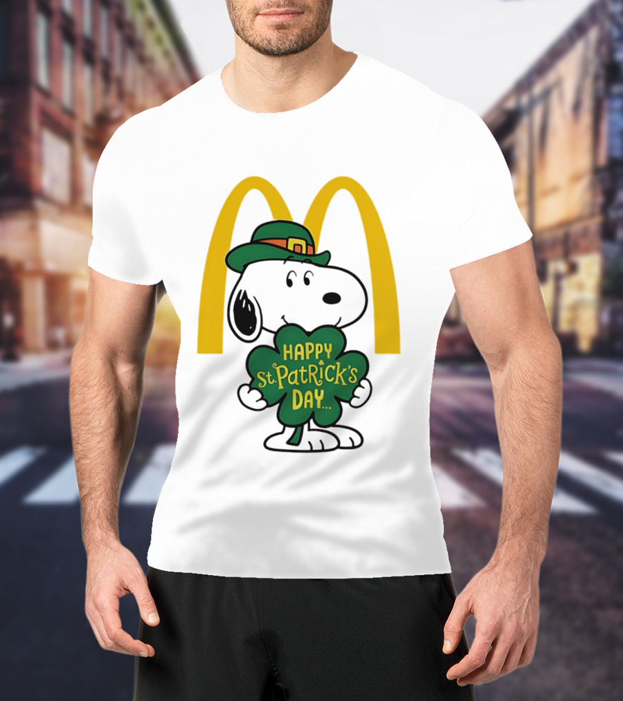McDonald's Snoopy Happy St. Patrick's Day 2026 Collaboration T-Shirt