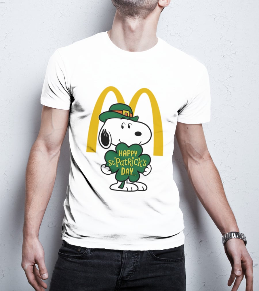 McDonald's Snoopy Happy St. Patrick's Day 2026 Collaboration T-Shirt