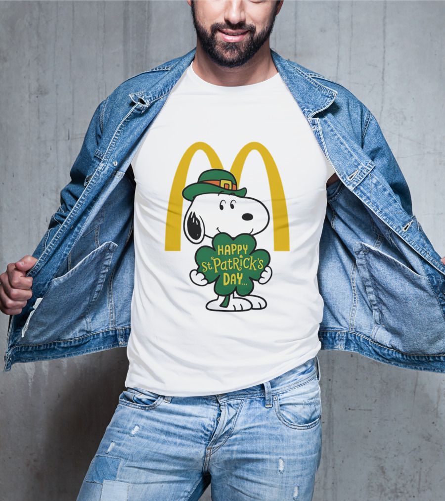 McDonald's Snoopy Happy St. Patrick's Day 2026 Collaboration T-Shirt