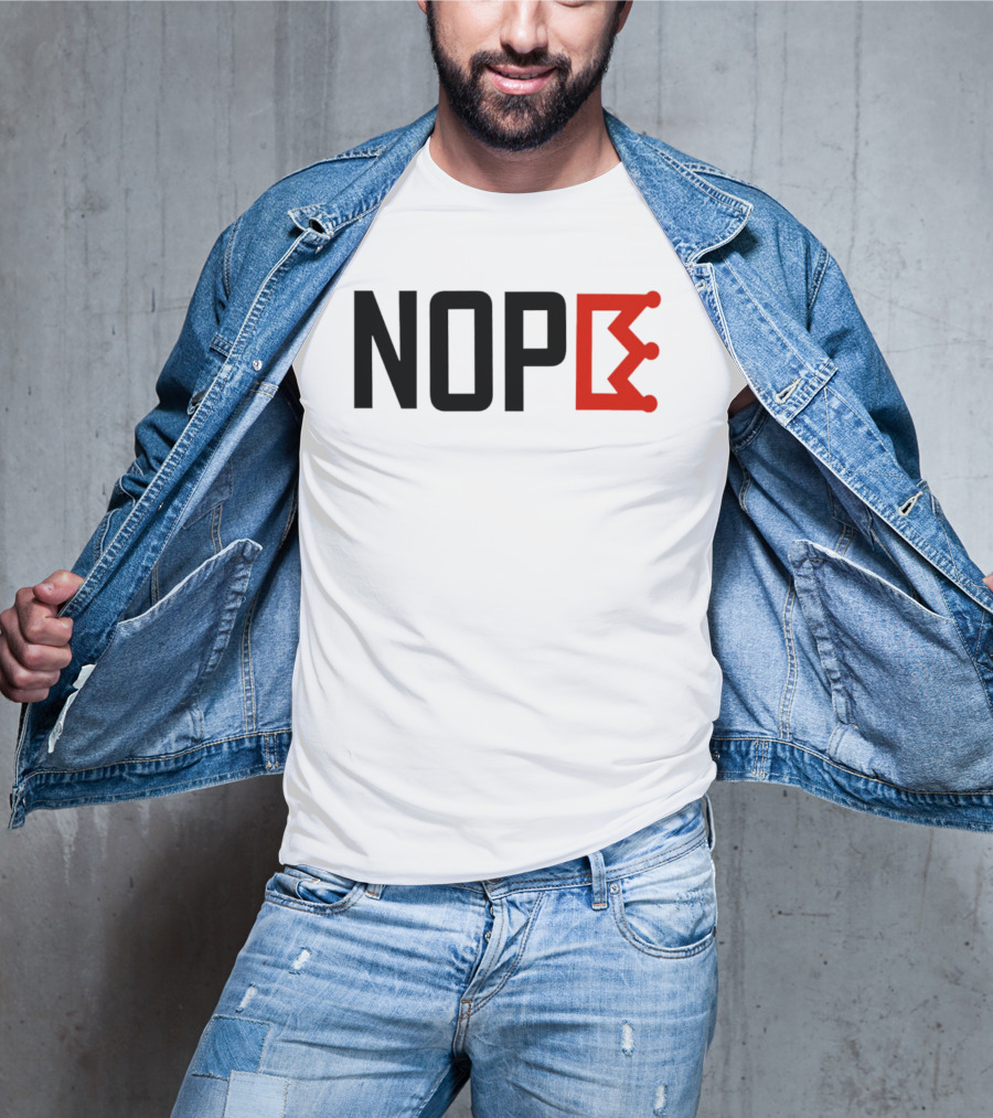 NOPE Crown Symbol No Kings In America T-Shirt
