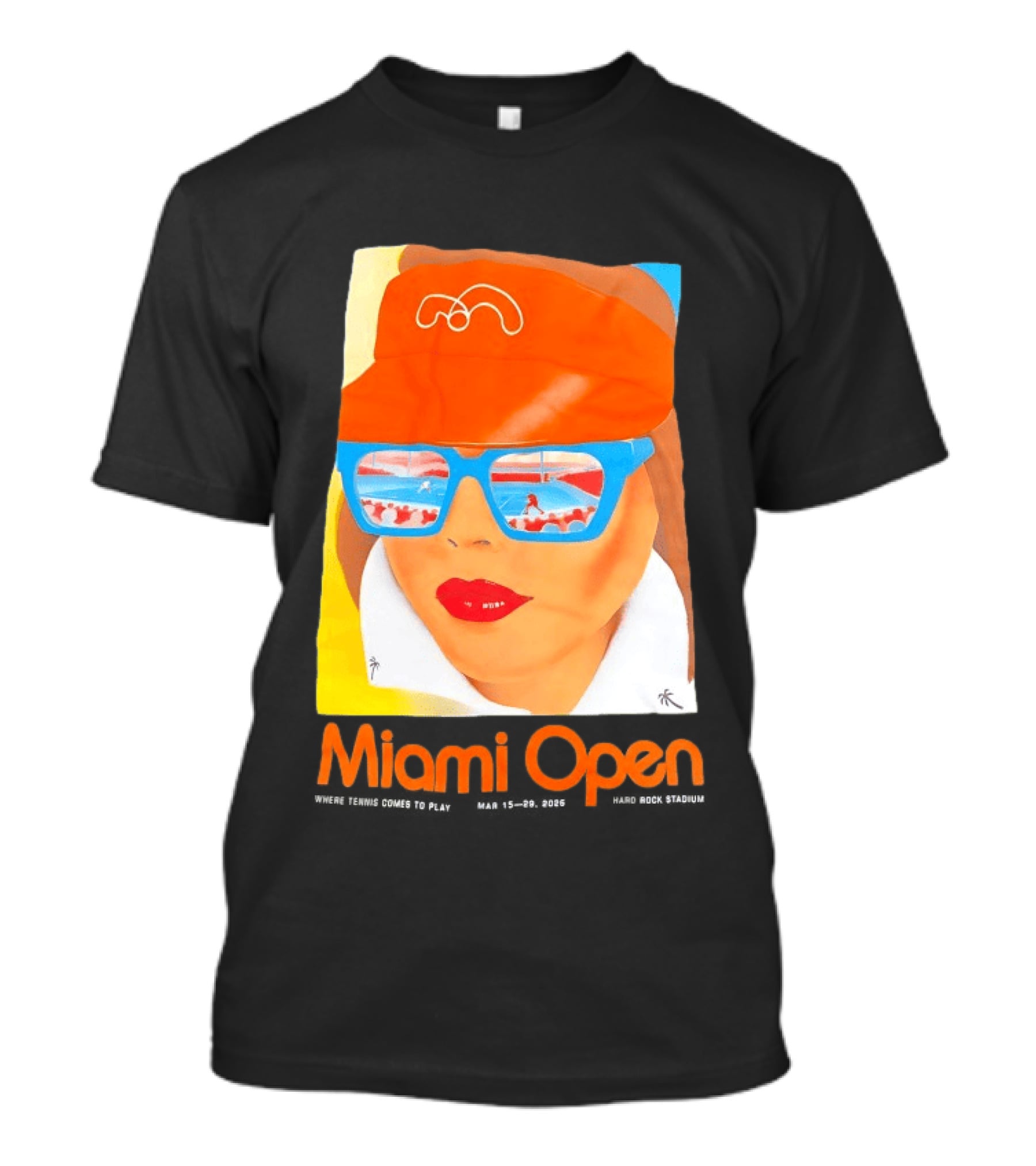Miami Open Where Tennis Comes To Play Retro Tennis Fashion T-Shirt
