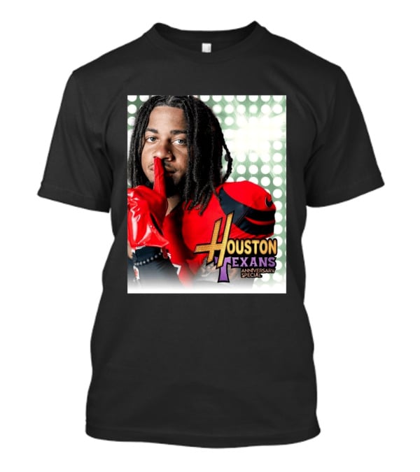 Houston Texans Anniversary Specials Stefon Diggs Hannah Montana 20th Celebration T-Shirt
