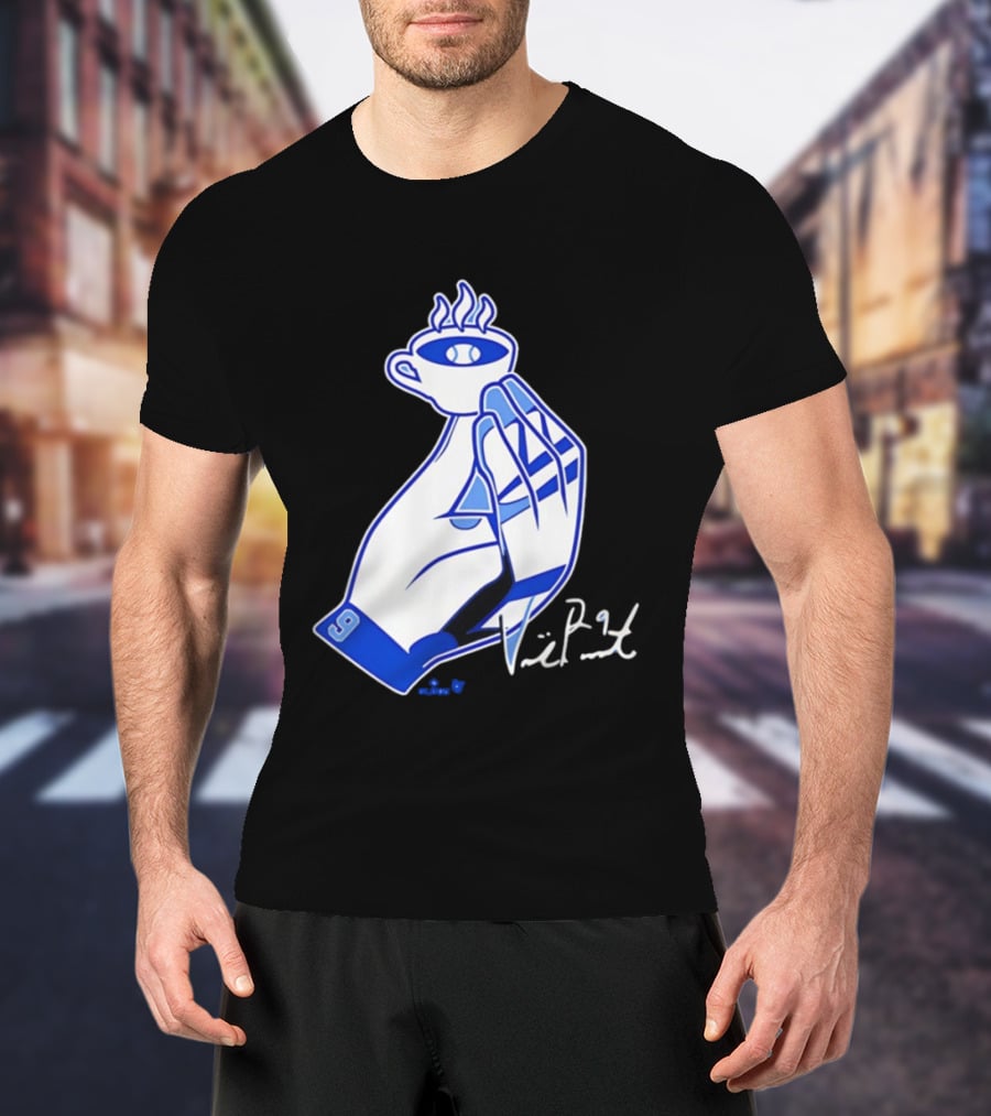 Vinnie Pasquantino Che Vuoi Espresso 9 Baseball Glove Cup Signature T-Shirt