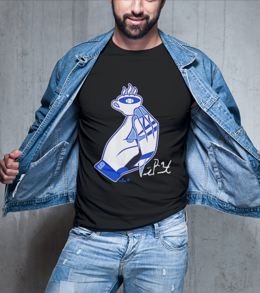 Vinnie Pasquantino Che Vuoi Espresso 9 Baseball Glove Cup Signature T-Shirt