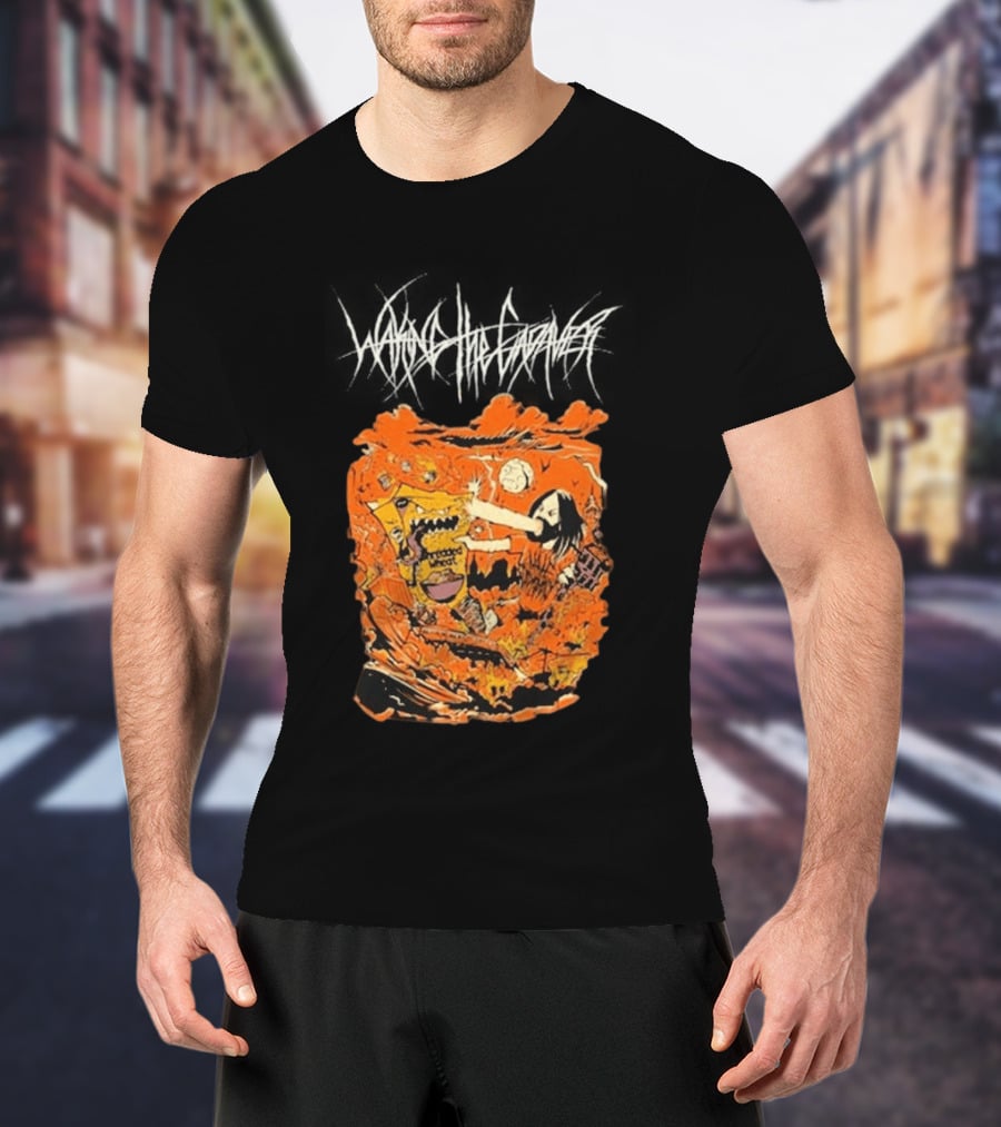 Waking The Cadaver Don Vs Wheat Monster Battle Scene T-Shirt