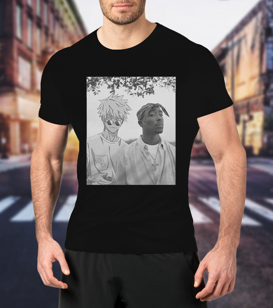 Jujutsu Kaisen X Tupac Collaboration All Eyez On Me T-Shirt