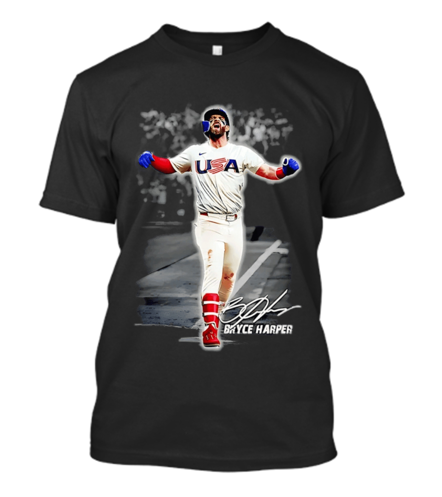 Bryce Harper USA Baseball Team 2026 Celebration Nike Sportswear T-Shirt