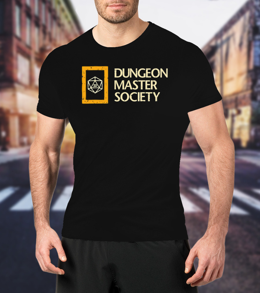 Dungeon Master Society Dungeons And Dragons Dice T-Shirt