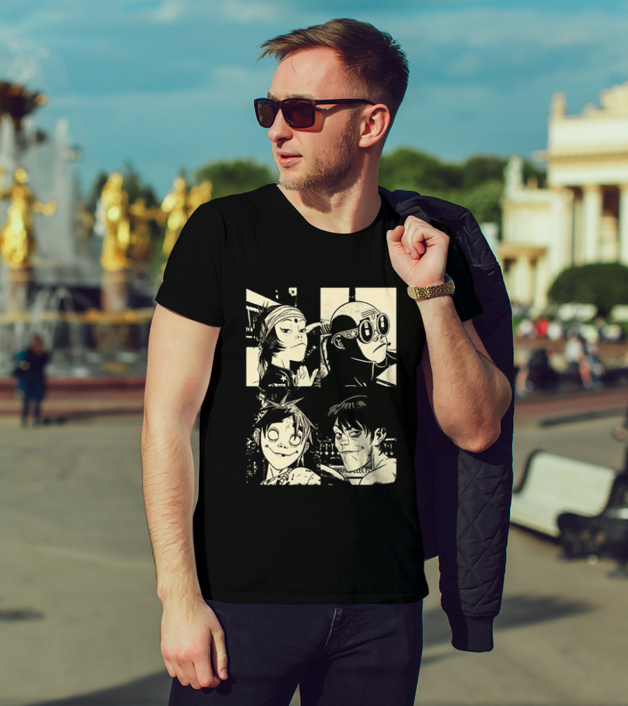 Gorillaz The Mountain Tour 2023 Dates And Locations Vintage Band T-Shirt