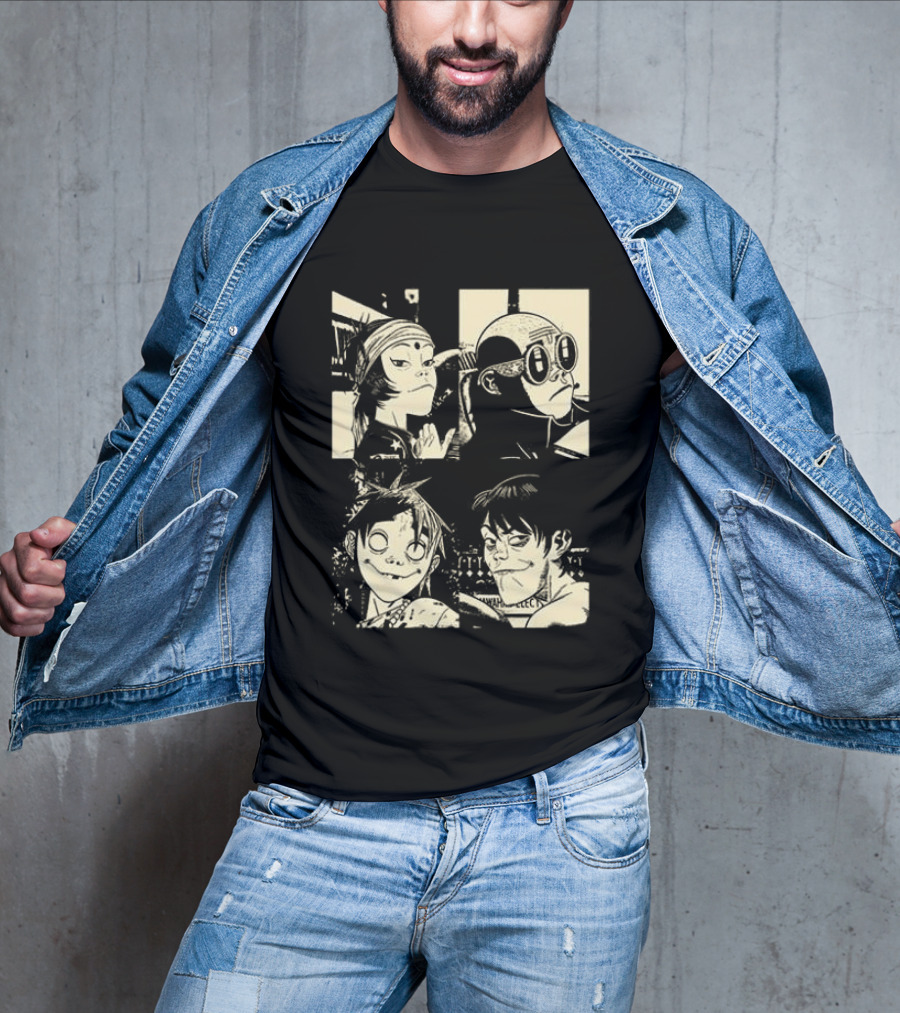 Gorillaz The Mountain Tour 2023 Dates And Locations Vintage Band T-Shirt