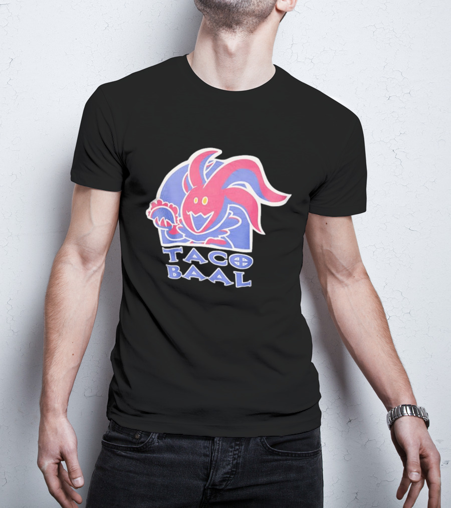 Taco Baal Jester Demon Holding Taco T-Shirt