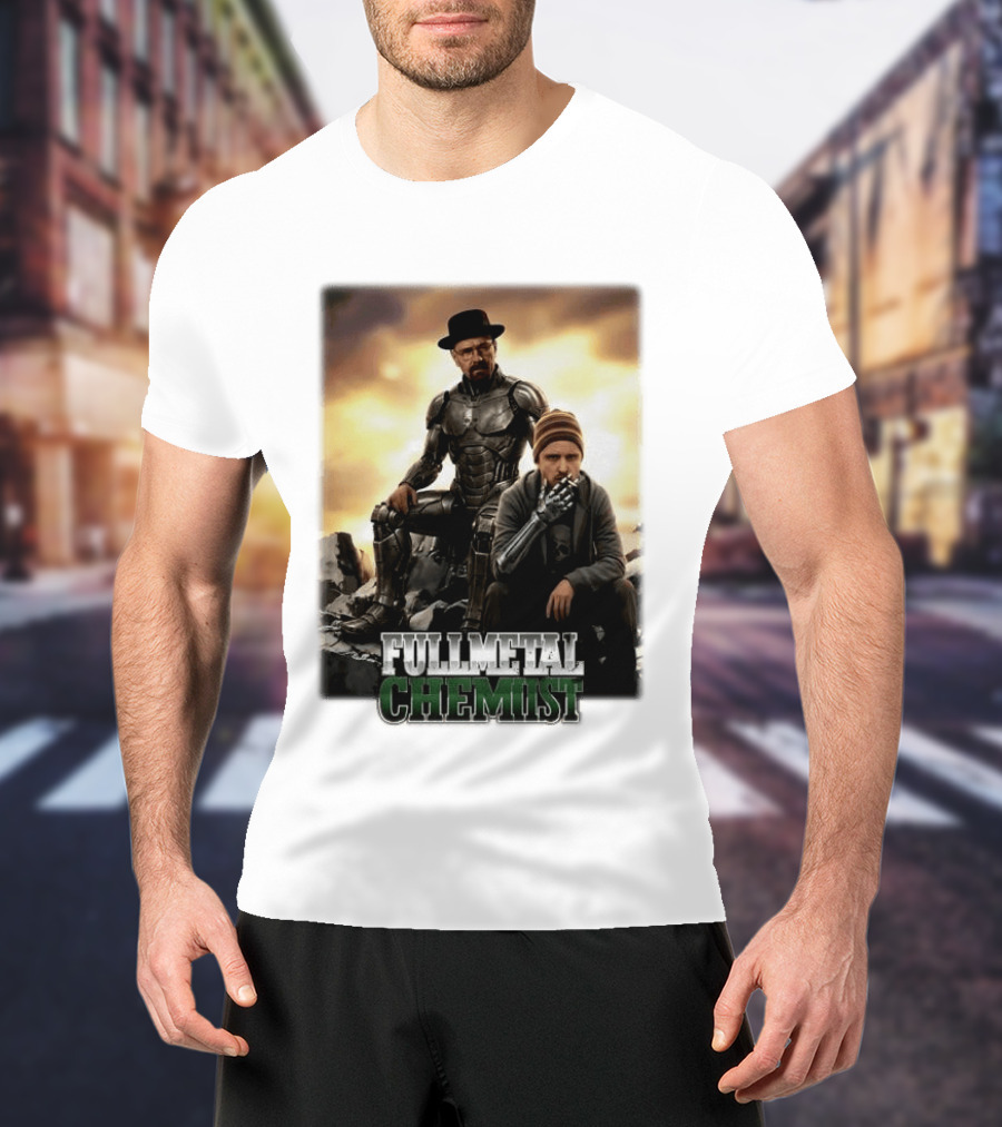 Bryan Cranston Jesse Pinkman Fullmetal Chemist T-Shirt