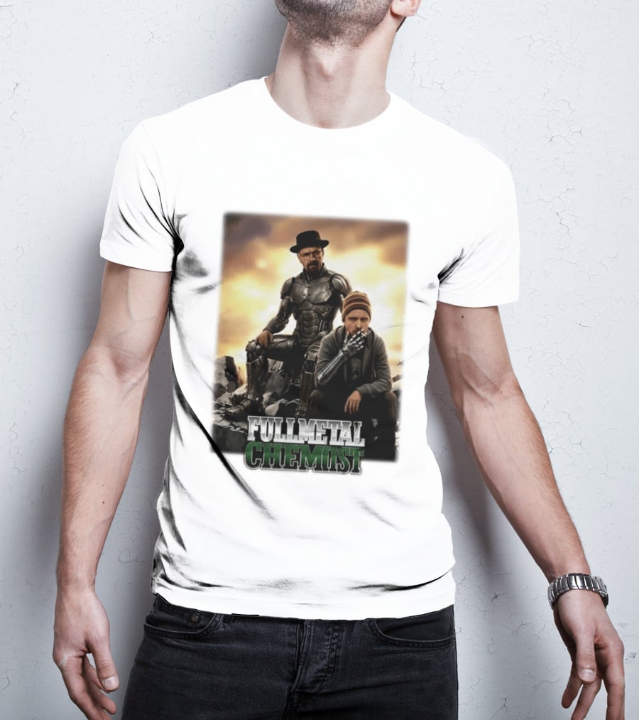 Bryan Cranston Jesse Pinkman Fullmetal Chemist T-Shirt
