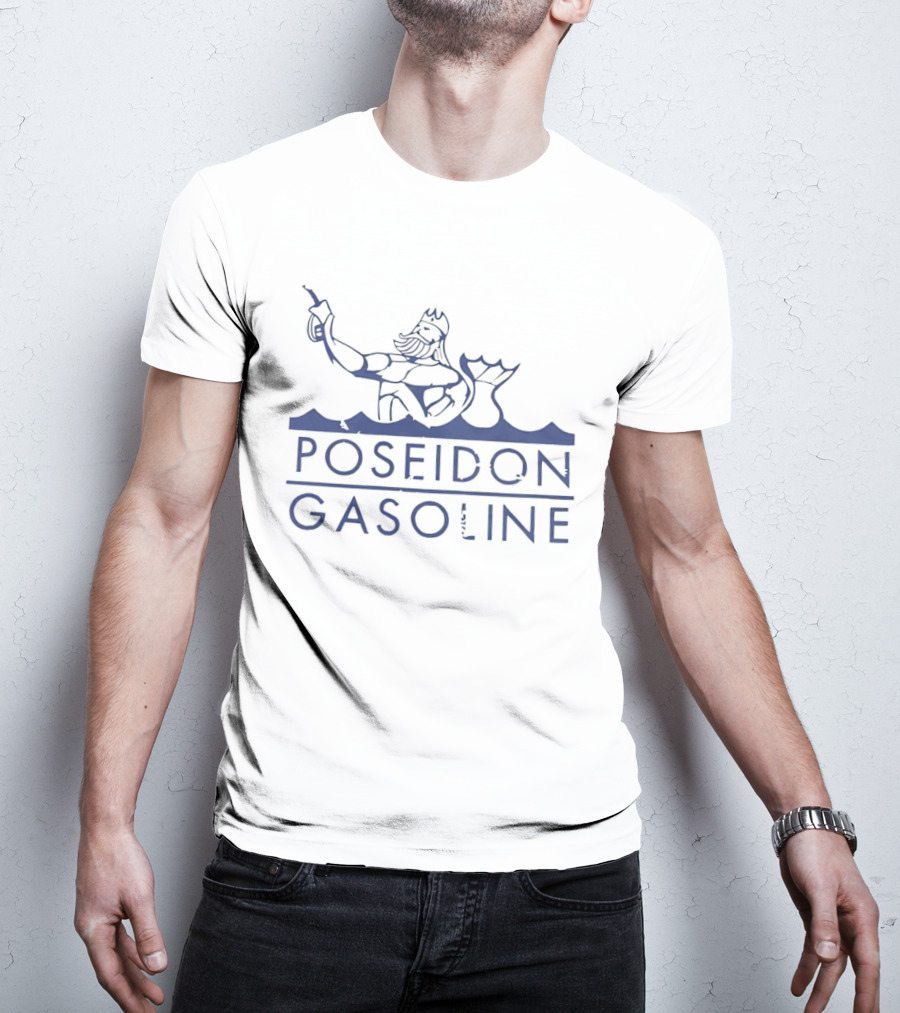 Poseidon Gasoline Mythical Sea God Branding Pseudonym Gasoline T-Shirt