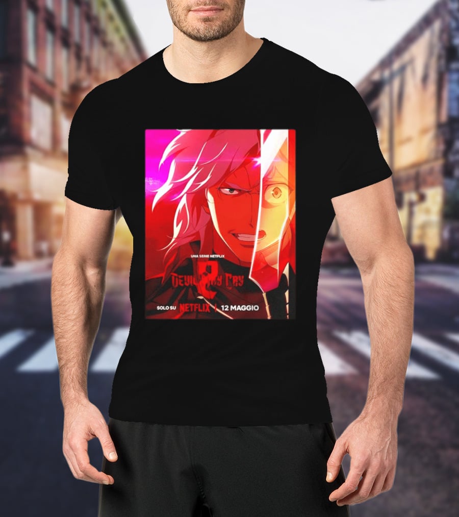 Devil May Cry Serie Netflix Solo Su Netflix 12 Maggio T-Shirt