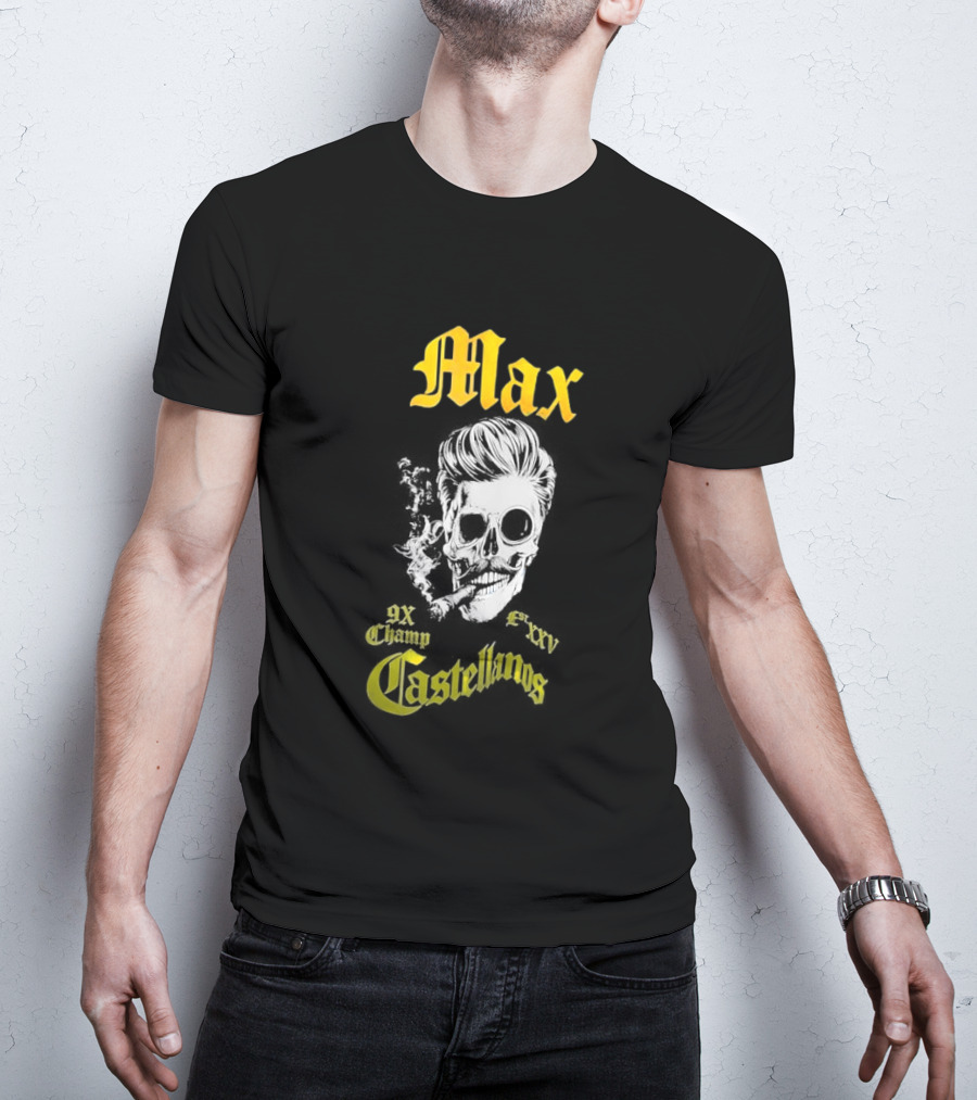 Max Castellanos 9x Champ Shaka Skull T-Shirt