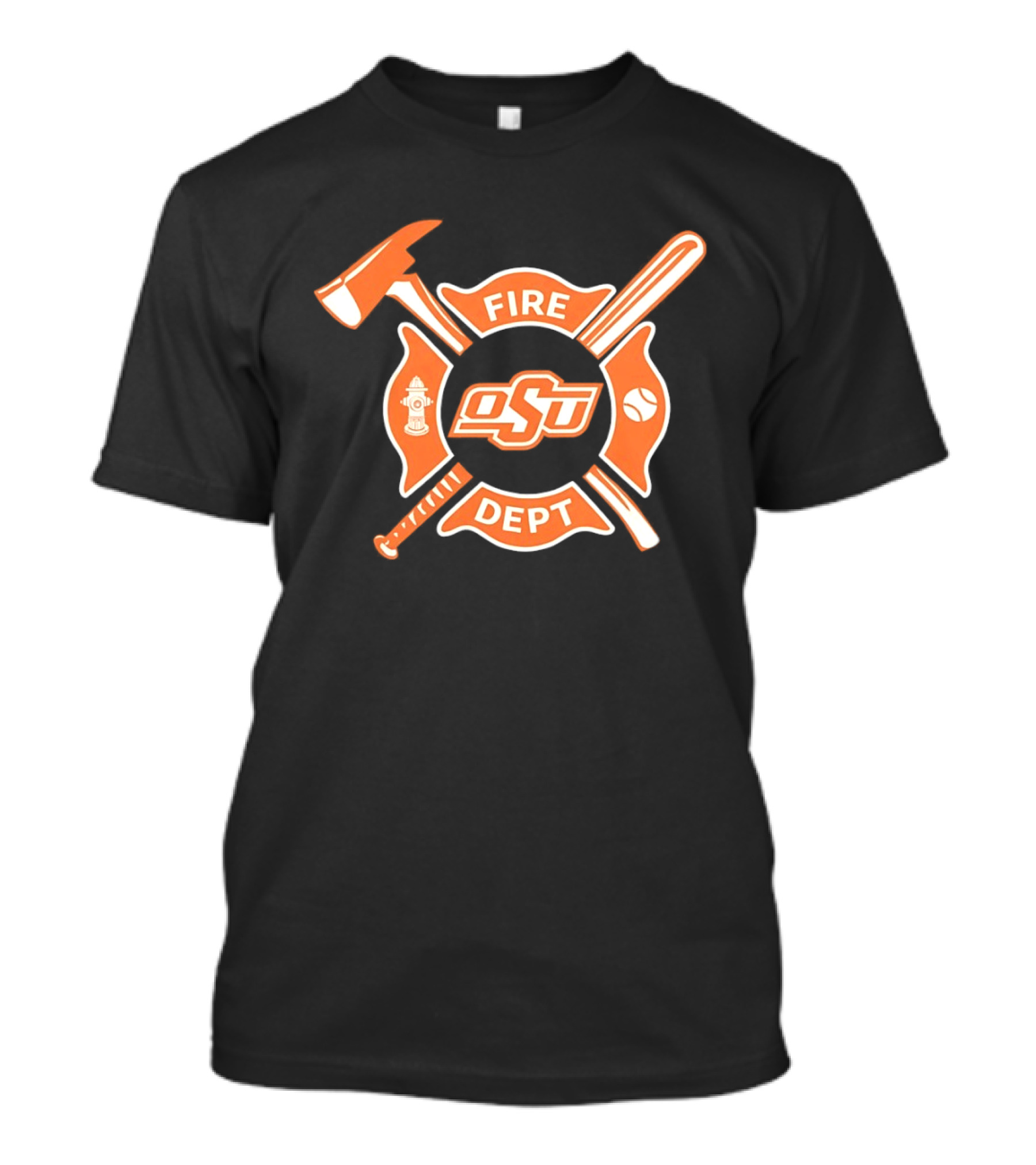 Oklahoma State Cowboys Fire Dept Baseball Night 2026 T-Shirt