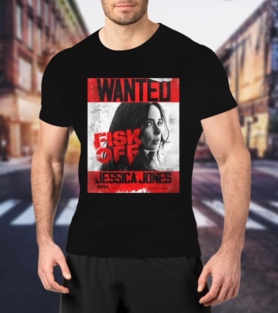 Wanted Jessica Jones Fisk Off Daredevil Born Again Season 2 T-Shirt