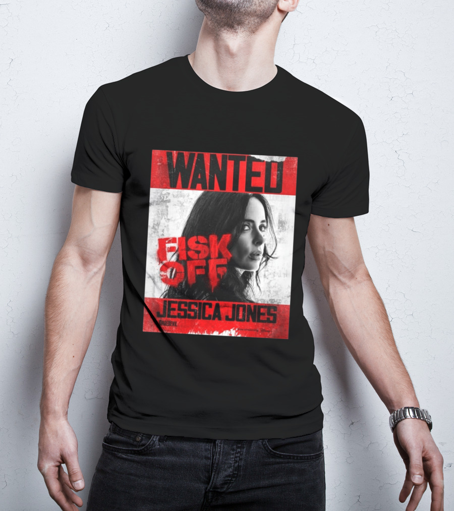 Wanted Jessica Jones Fisk Off Daredevil Born Again Season 2 T-Shirt
