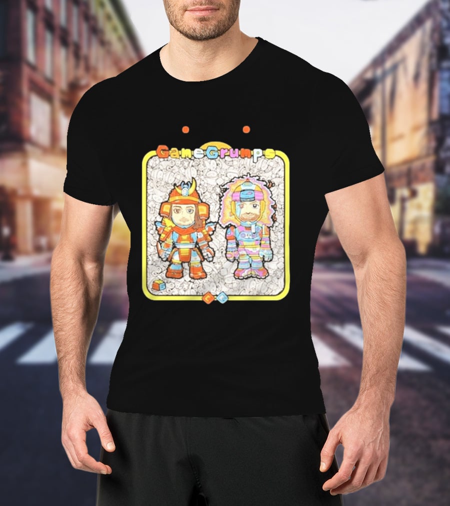 Game Grumps X 326 Collaboration Colorful Characters T-Shirt