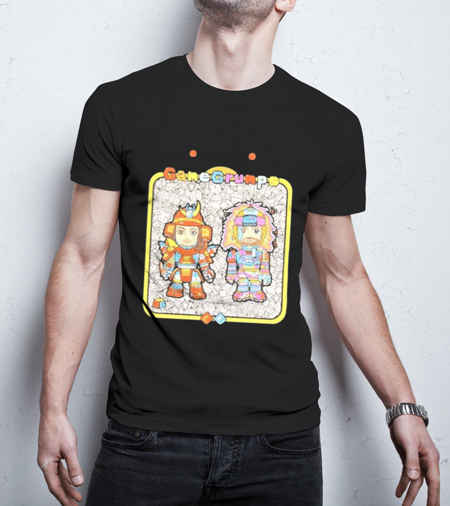 Game Grumps X 326 Collaboration Colorful Characters T-Shirt