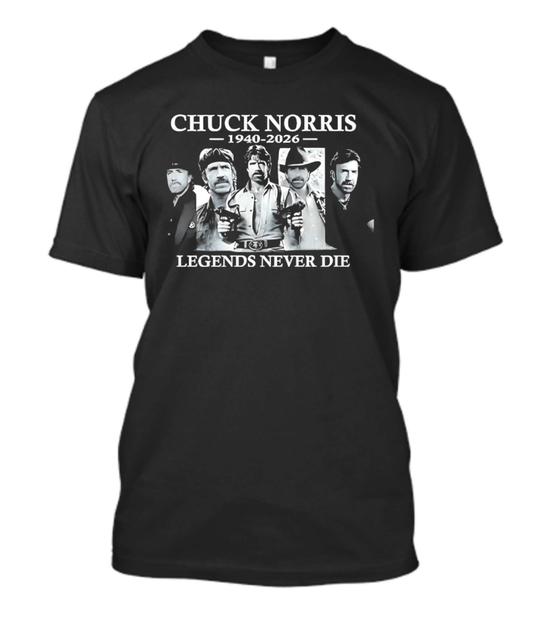Chuck Norris 1940 2026 Legends Never Die T-Shirt