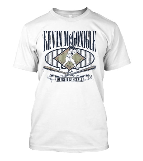 Kevin McGonigle Detroit Baseball Diamond Standouts T-Shirt